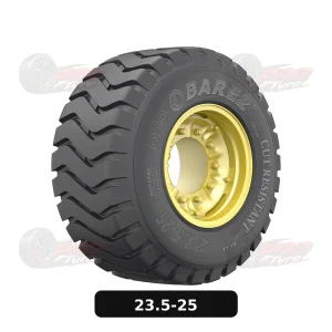 لاستیک بارز سایز 23.5-25 طرح Q 10